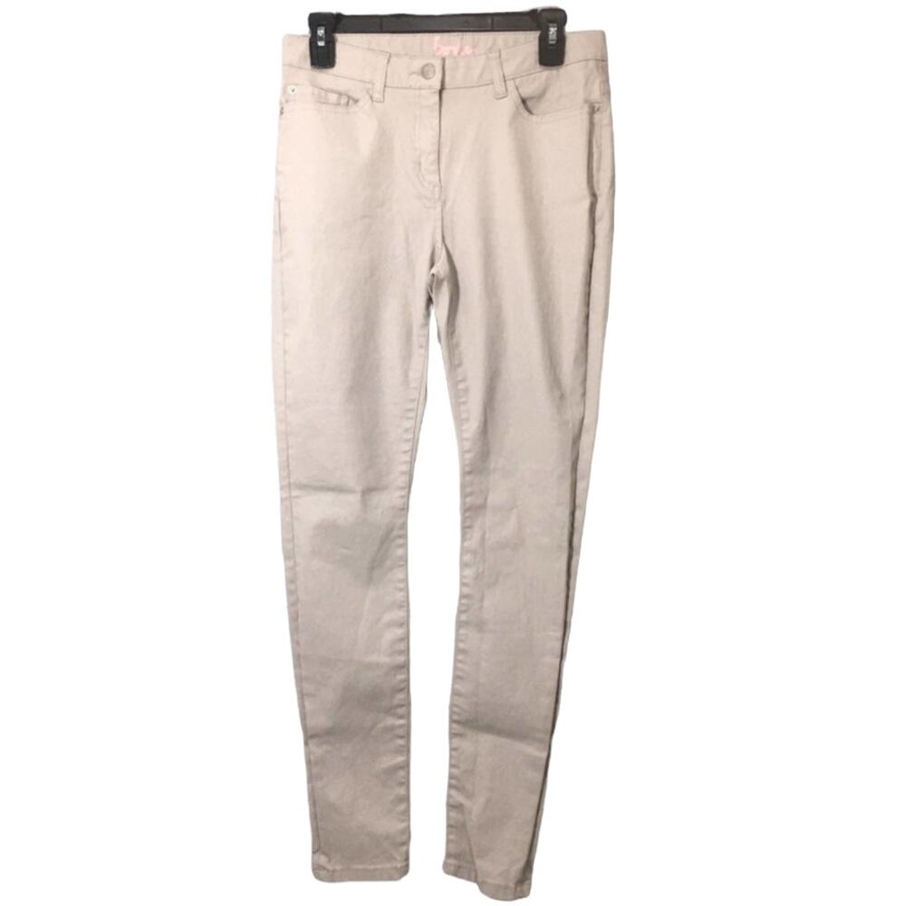 Boden Minimalist Neutral Casual Mid Rise Skinny Matchstick Five Pocket Pants 8R